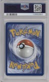 Umbreon ex from the 2025 Pokemon SV set featuring a Prismatic Evolutions Surprise Box parallel graded by PSA and given an overall grade of 9.