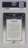 LeBron James from the 2024-25 Topps Now set graded by PSA and given an overall grade of 10.