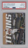 Adley Rutschman from the 2023 Topps Chrome set graded by PSA and given an overall grade of 10.