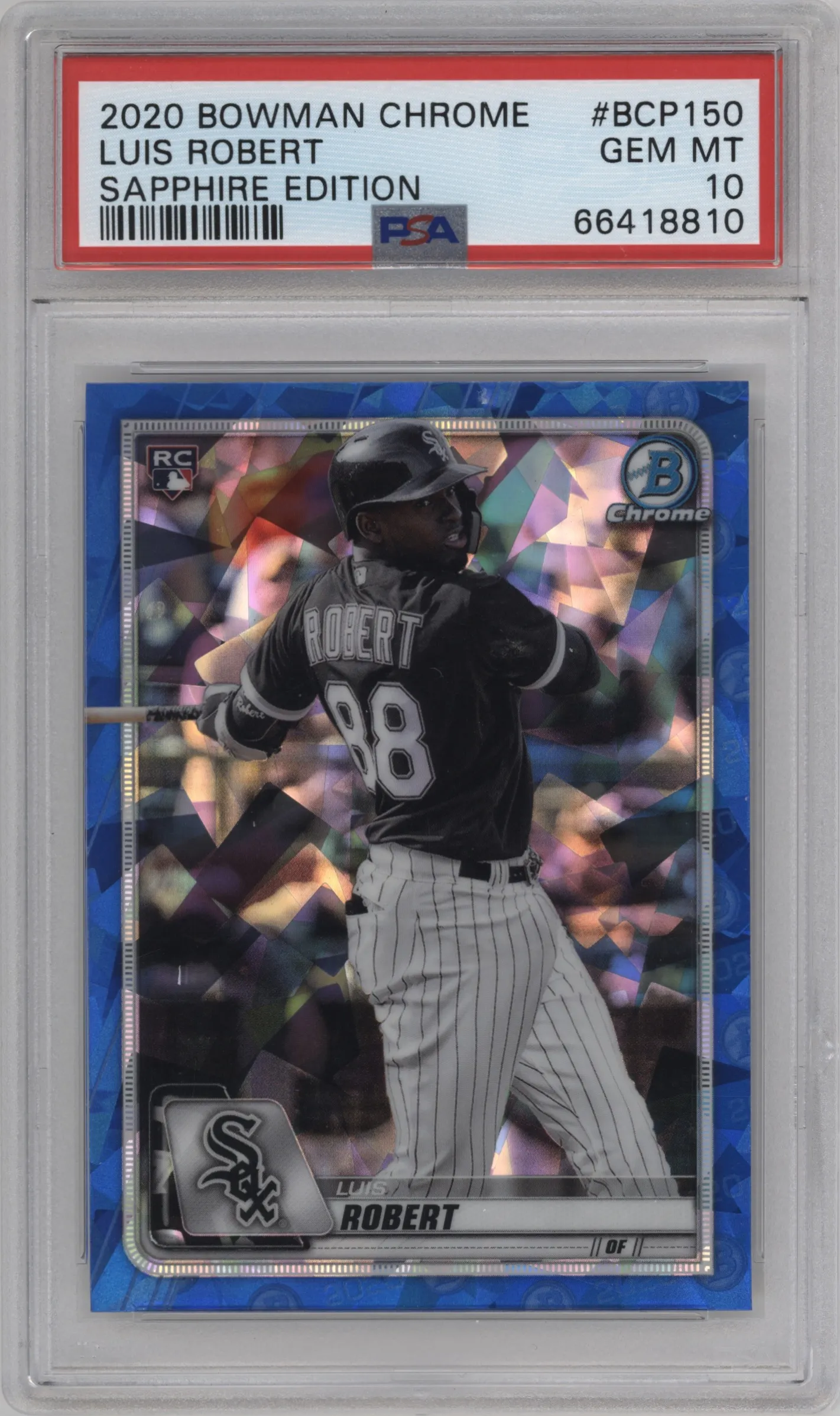 2020 Bowman Sapphire Edition Chr.Pros. Luis Robert #BCP-150 PSA 10