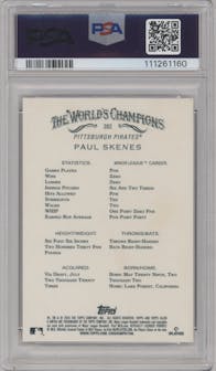 Paul Skenes from the 2024 Topps Allen & Ginter set graded by PSA and given an overall grade of 9.