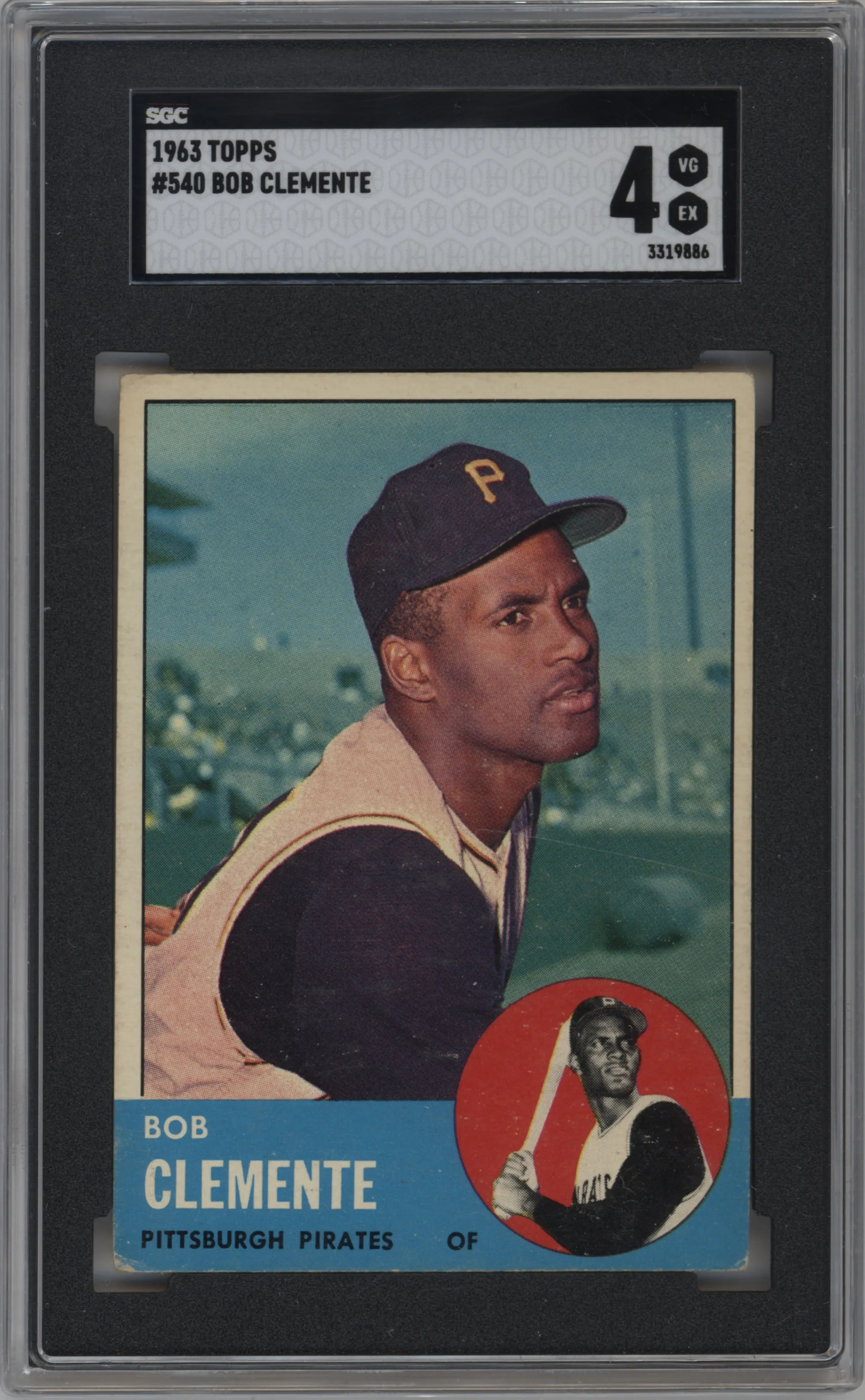 1963 Topps Bob Clemente #540 SGC 4