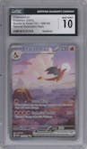 Charizard ex from the 2023 Pokemon SV set graded by CSG and given an overall grade of 10.