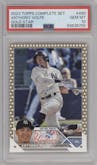 Anthony Volpe from the 2023 Topps Series 2 set featuring a Gold Star parallel graded by PSA and given an overall grade of 10.