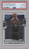 Anthony Edwards from the 2020-21 Panini Donruss Optic set graded by PSA and given an overall grade of 10.
