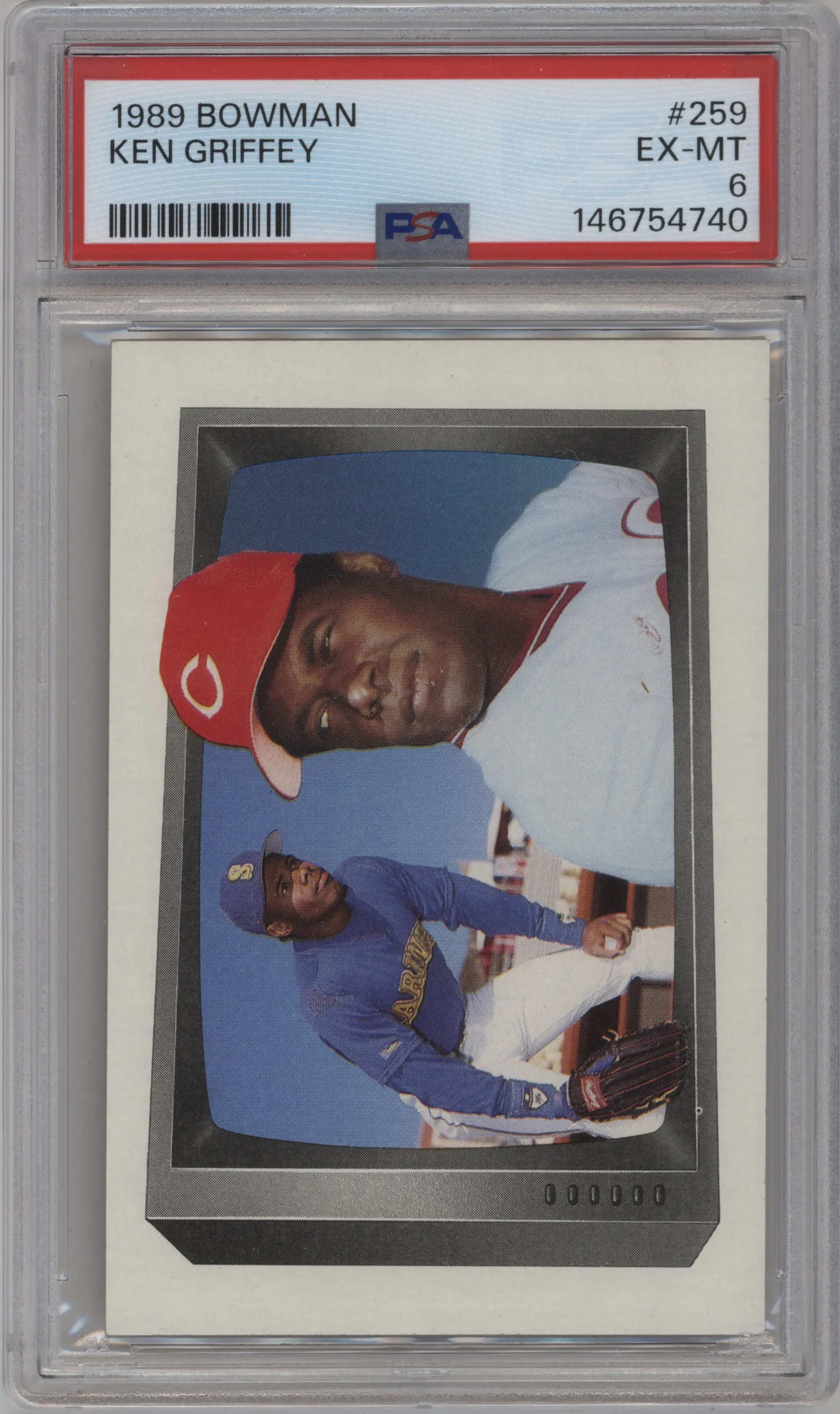 1989 Bowman Ken Griffey #259 PSA 6