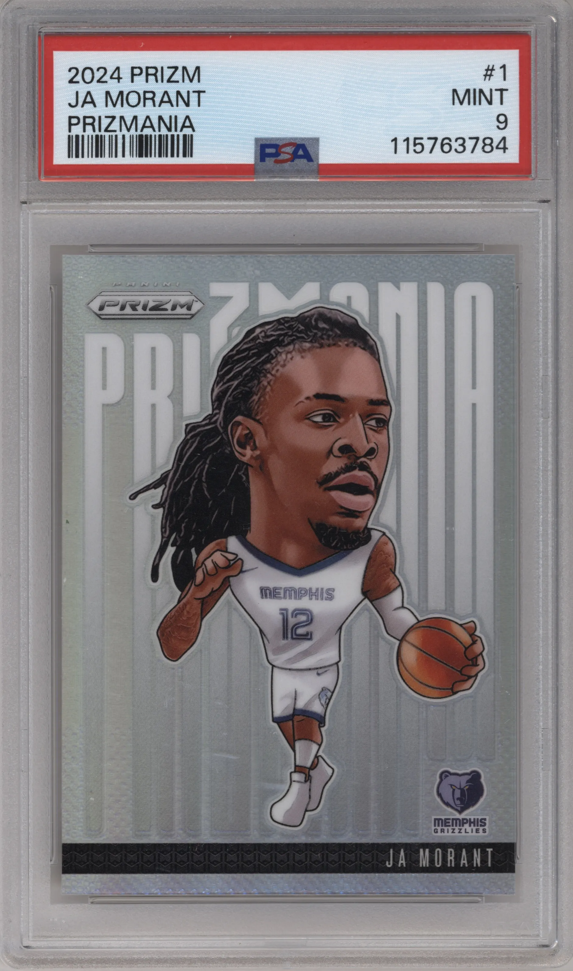 2024 Panini Prizm Prizmania Ja Morant #1 PSA 9
