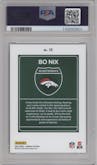 Bo Nix from the 2024 Donruss set graded by PSA and given an overall grade of 10.
