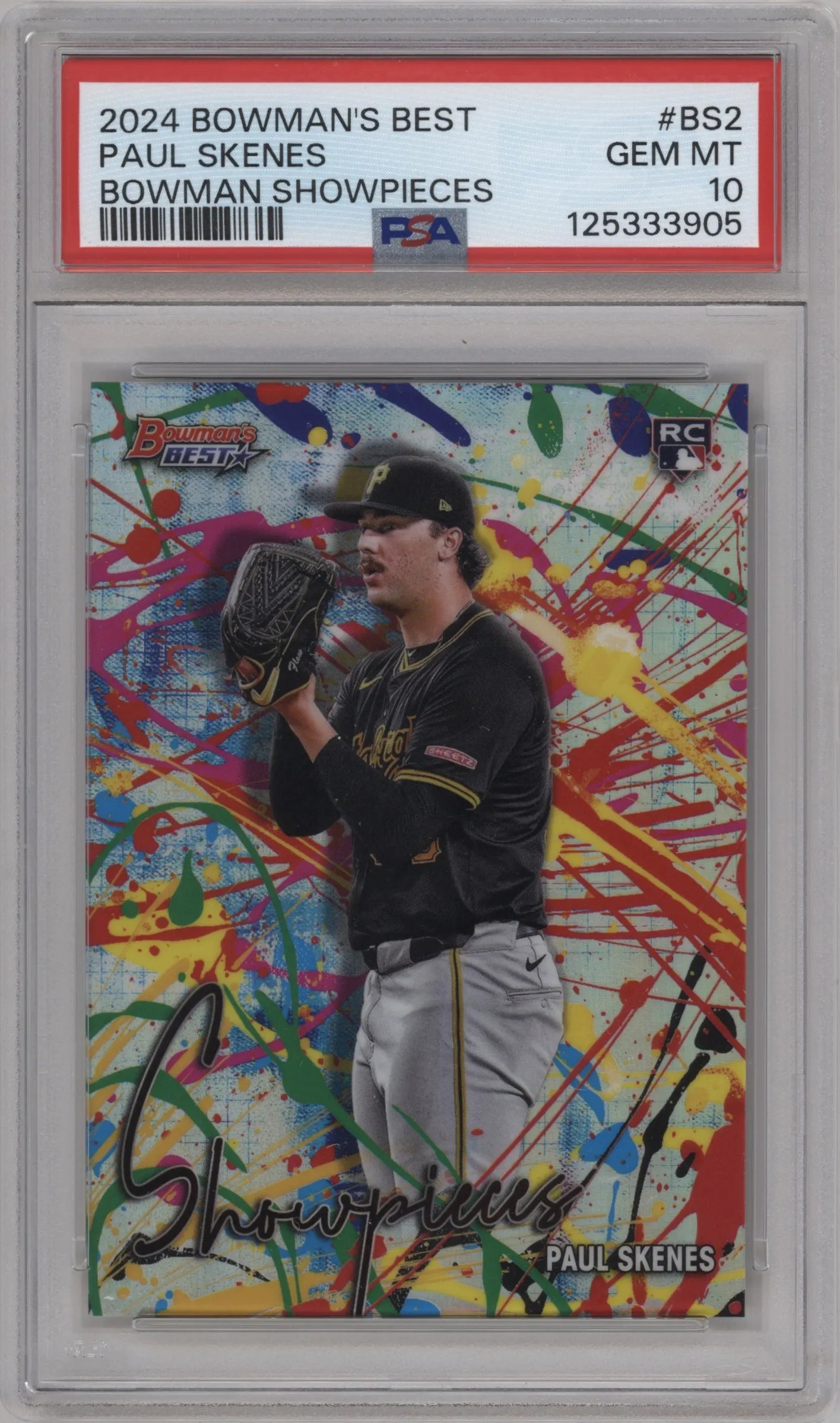 2024 Bowman's Best Bowman Showpieces Paul Skenes #BS-2 PSA 10