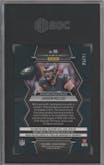 Jason Kelce from the 2023 Panini Mosaic set featuring a Gold Sparkle parallel graded by SGC and given an overall grade of 9.