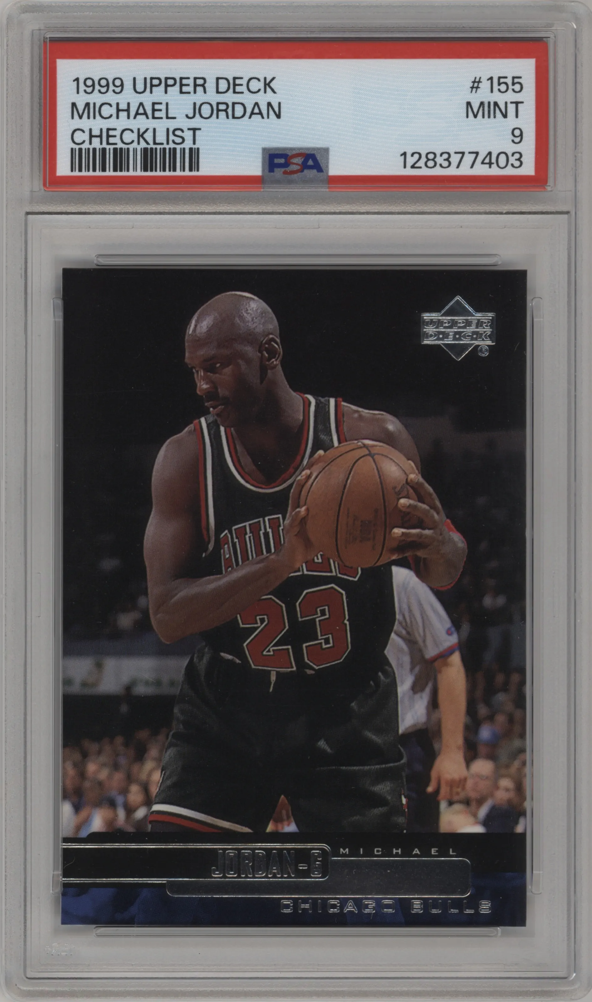 1999 Upper Deck Michael Jordan #155 PSA 9