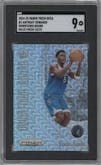 Anthony Edwards from the 2024-25 Panini Prizm Deca set featuring a Mojo parallel graded by SGC and given an overall grade of 9.
