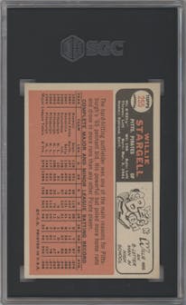 Willie Stargell from the 1966 Topps set graded by SGC and given an overall grade of 5.5.