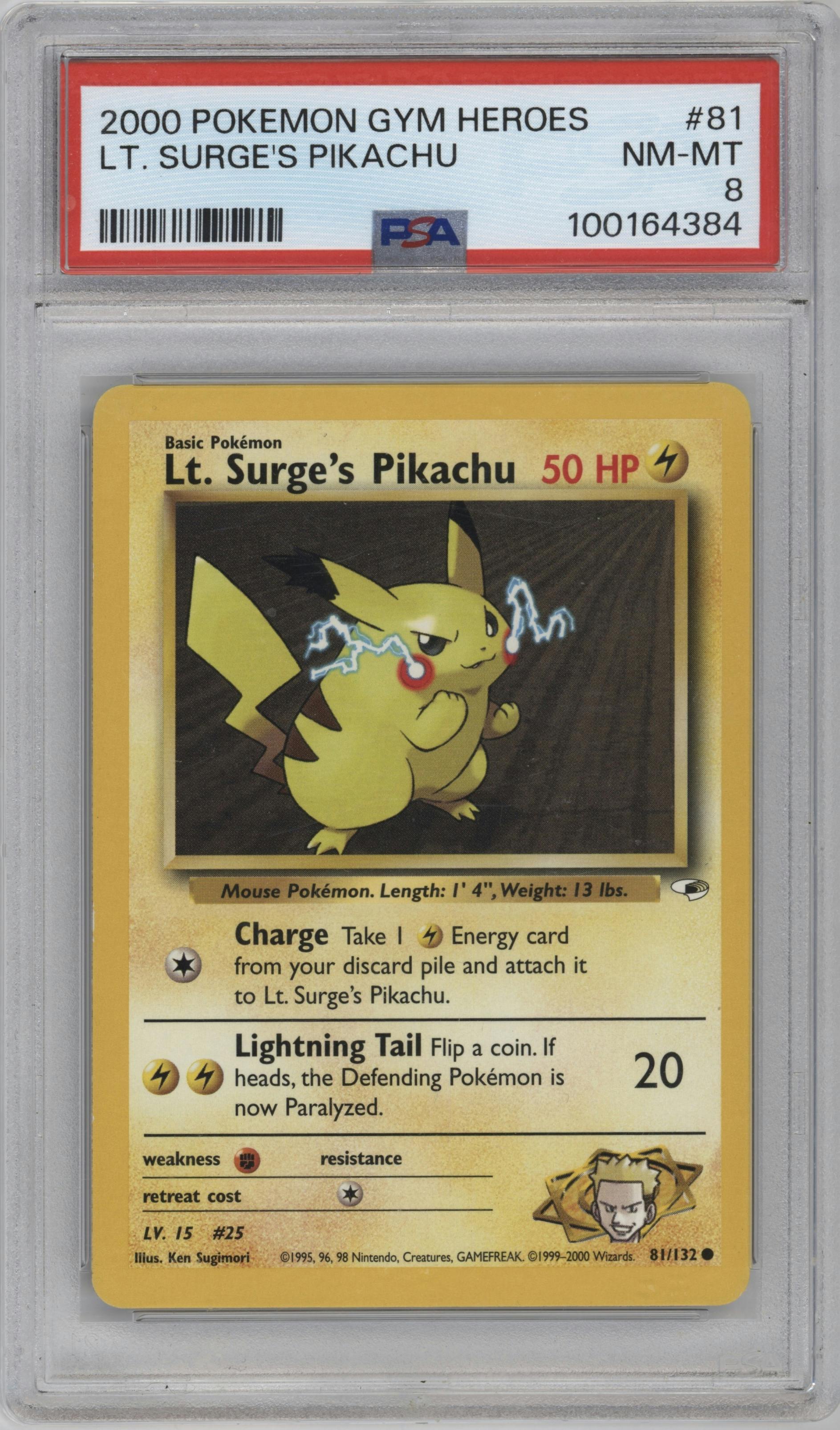 Lt. Surge's Pikachu