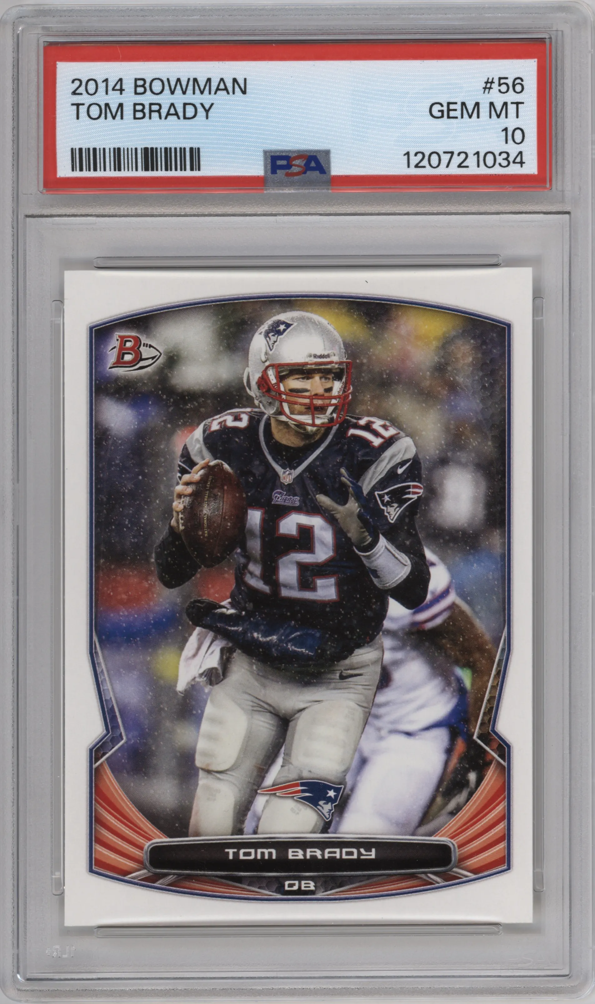 2014 Bowman Tom Brady PSA 10