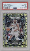 Jamal Murray from the 2023-24 Panini Prizm set featuring a King Snake parallel graded by PSA and given an overall grade of 10.