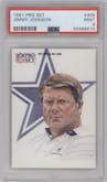 Jimmy Johnson from the 1991 Pro Set set graded by PSA and given an overall grade of 9.