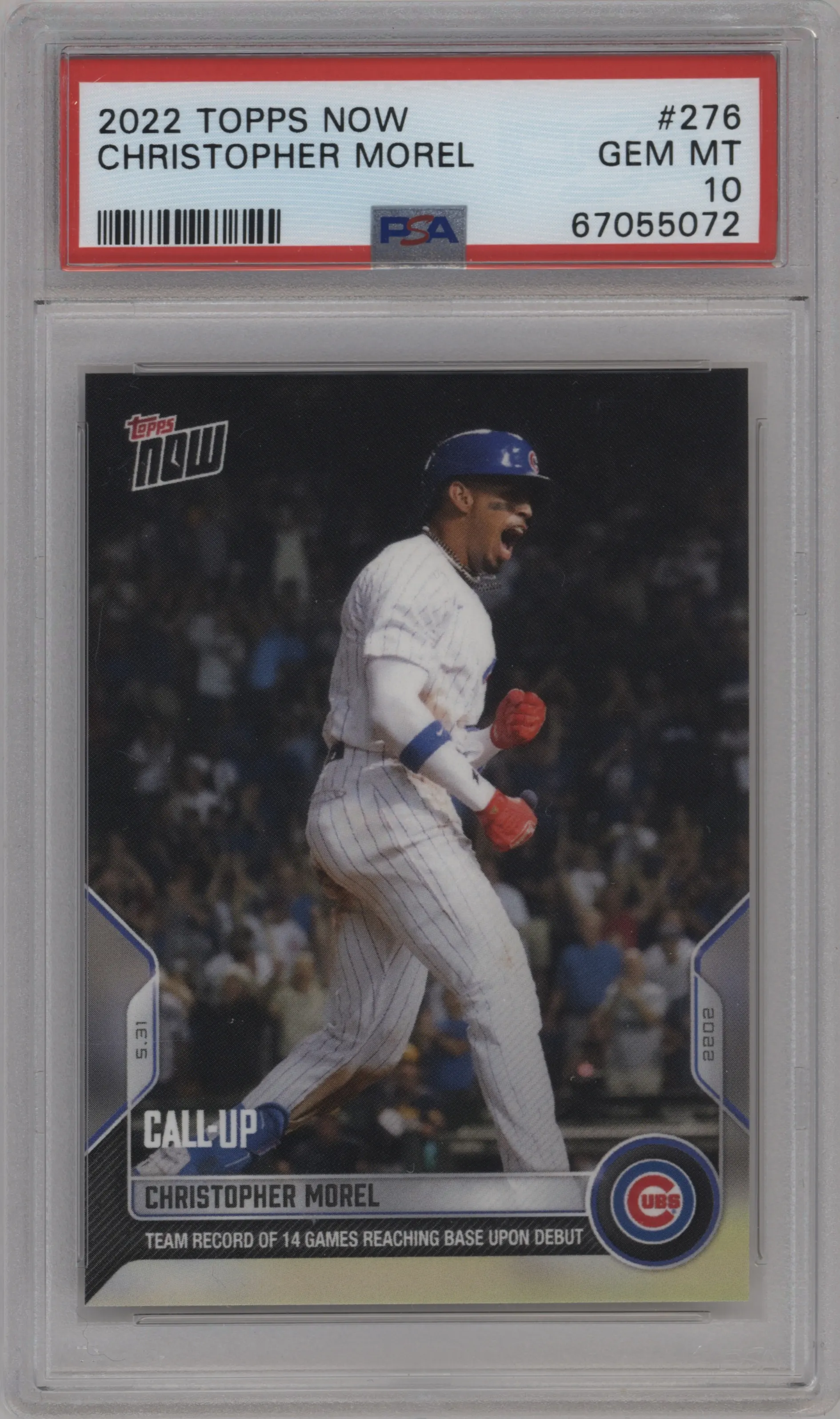 2022 Topps Now Christopher Morel #276 PSA 10