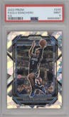 Paolo Banchero from the 2022-23 Panini Prizm  set featuring a Ice Prizm parallel graded by PSA and given an overall grade of 9.