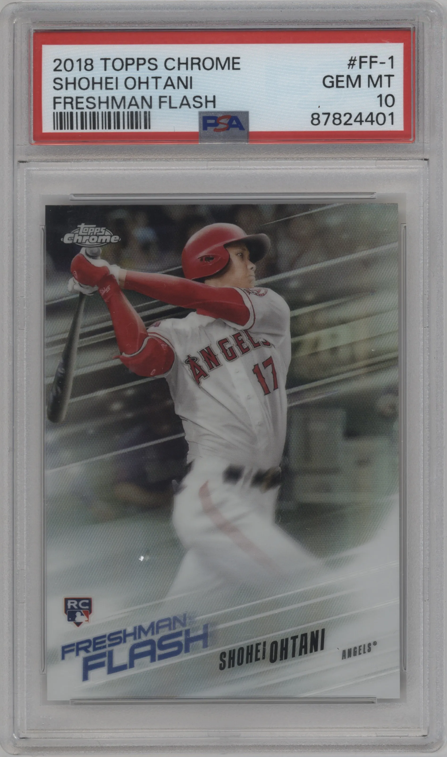 2018 Topps Chrome Freshman Flash Shohei Ohtani #FF-1 PSA 10