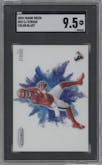 C.J. Stroud from the 2024 Panini Prizm set graded by SGC and given an overall grade of 9.5.
