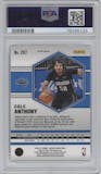 Cole Anthony from the 2020-21 Panini Mosaic set featuring a Green Ice parallel graded by PSA and given an overall grade of 10.