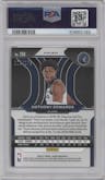 Anthony Edwards from the 2020-21 Panini Prizm set featuring a Purple Ice parallel graded by PSA and given an overall grade of 9.