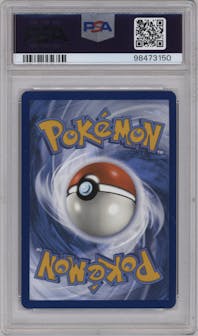 Eevee from the 2024 Pokemon SV set graded by PSA and given an overall grade of 10.