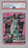 Brandon Miller from the 2024 Panini The National VIP set featuring a Pink Sparkle parallel graded by PSA and given an overall grade of 10.
