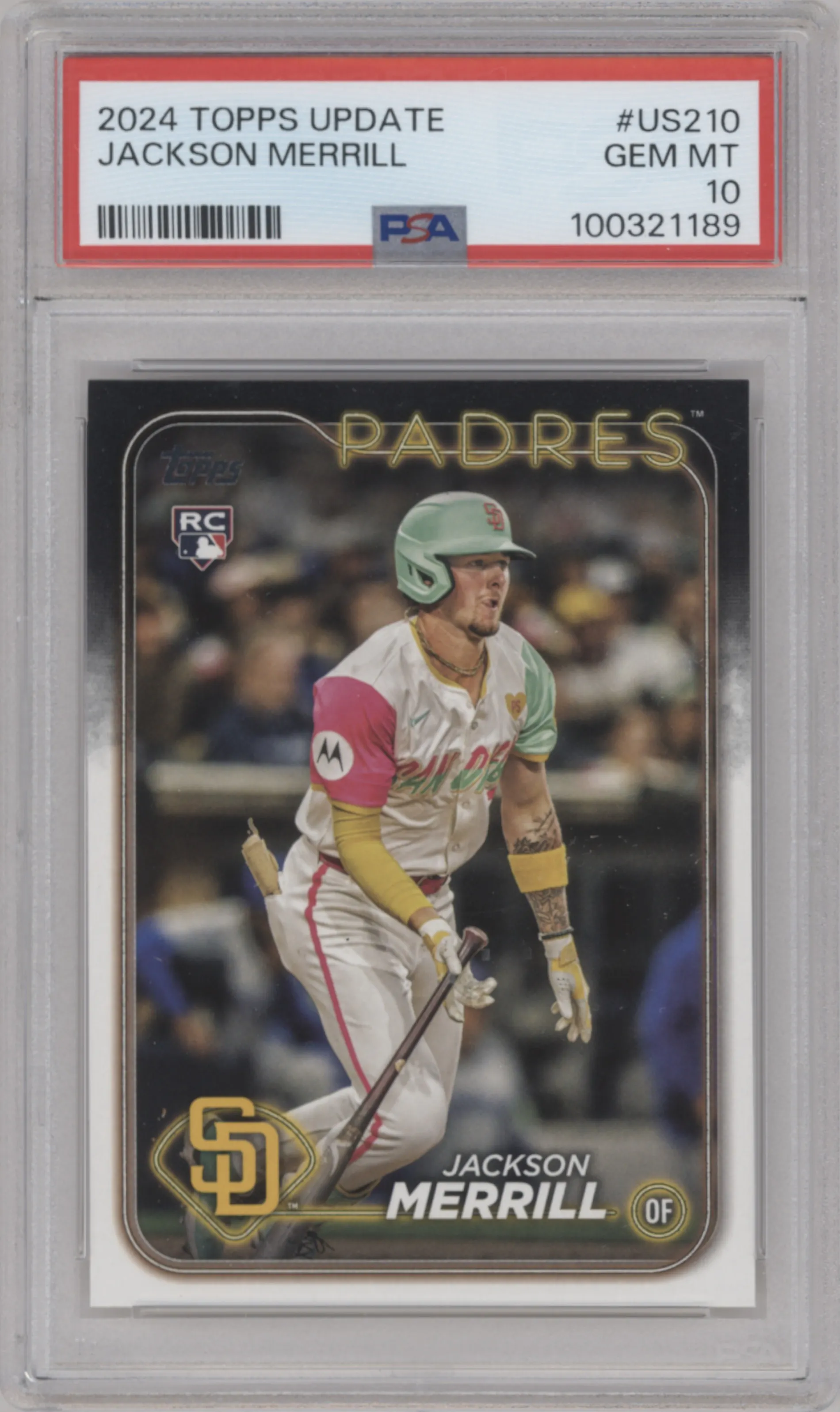 2024 Topps Update Jackson Merrill PSA 10