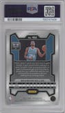 Brandon Miller from the 2023-24 Panini Prizm set featuring a Red Ice parallel graded by PSA and given an overall grade of 10.