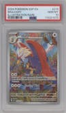 Braviary from the 2024 Pokemon SV set graded by PSA and given an overall grade of 10.