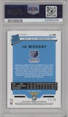 Ja Morant from the 2019-20 Panini Donruss Optic set featuring a Pink Velocity  parallel graded by PSA and given an overall grade of 10.