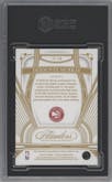 Dejounte Murray from the 2023-24 Panini Flawless set featuring a Gold parallel graded by SGC and given an overall grade of 9.