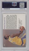 Kobe Bryant from the 1996-97 NBA Hoops set graded by PSA and given an overall grade of 9.