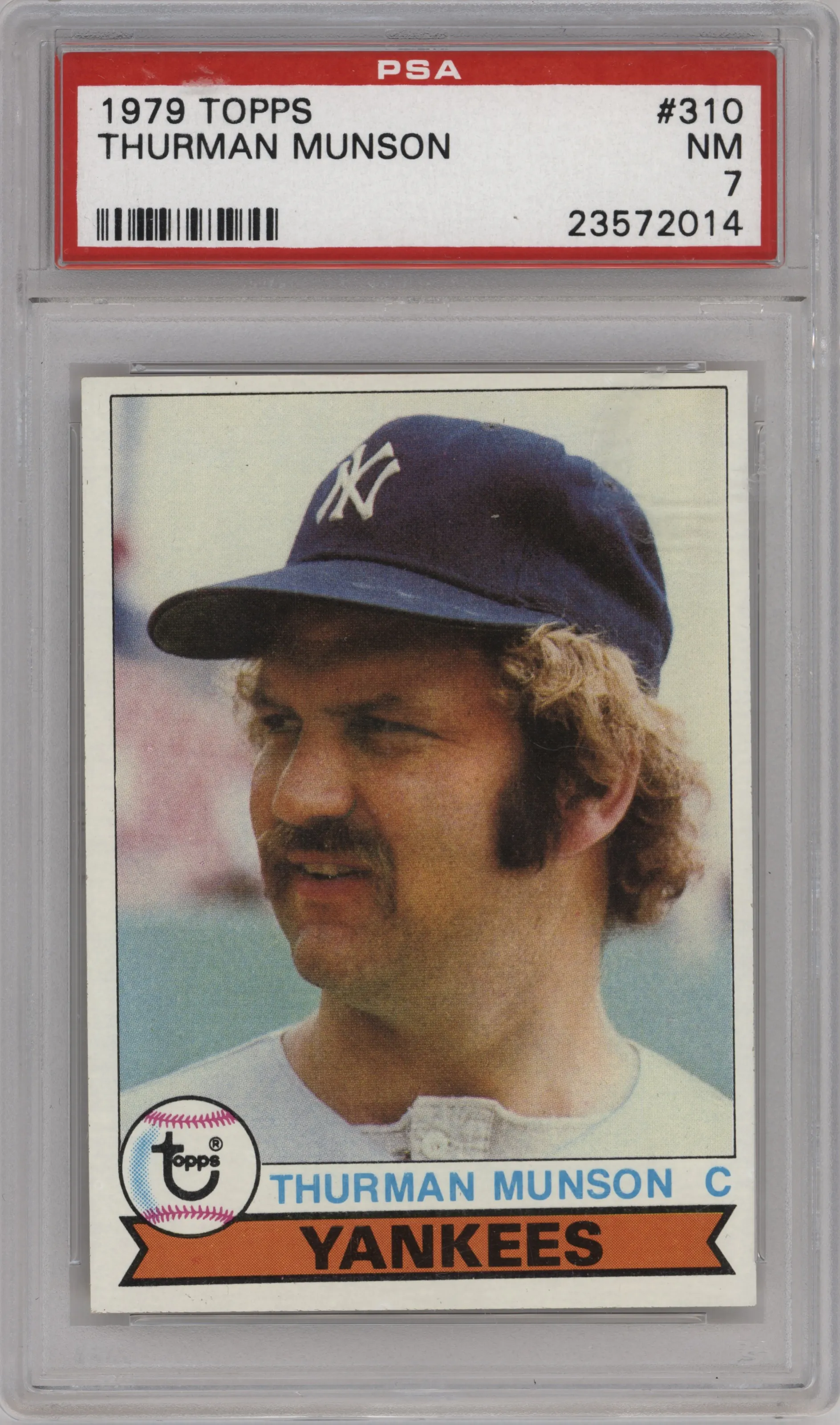 1979 Topps Thurman Munson #310 PSA 7