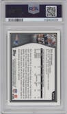 Rob Gronkowski from the 2010 Topps Chrome set graded by PSA and given an overall grade of 10.