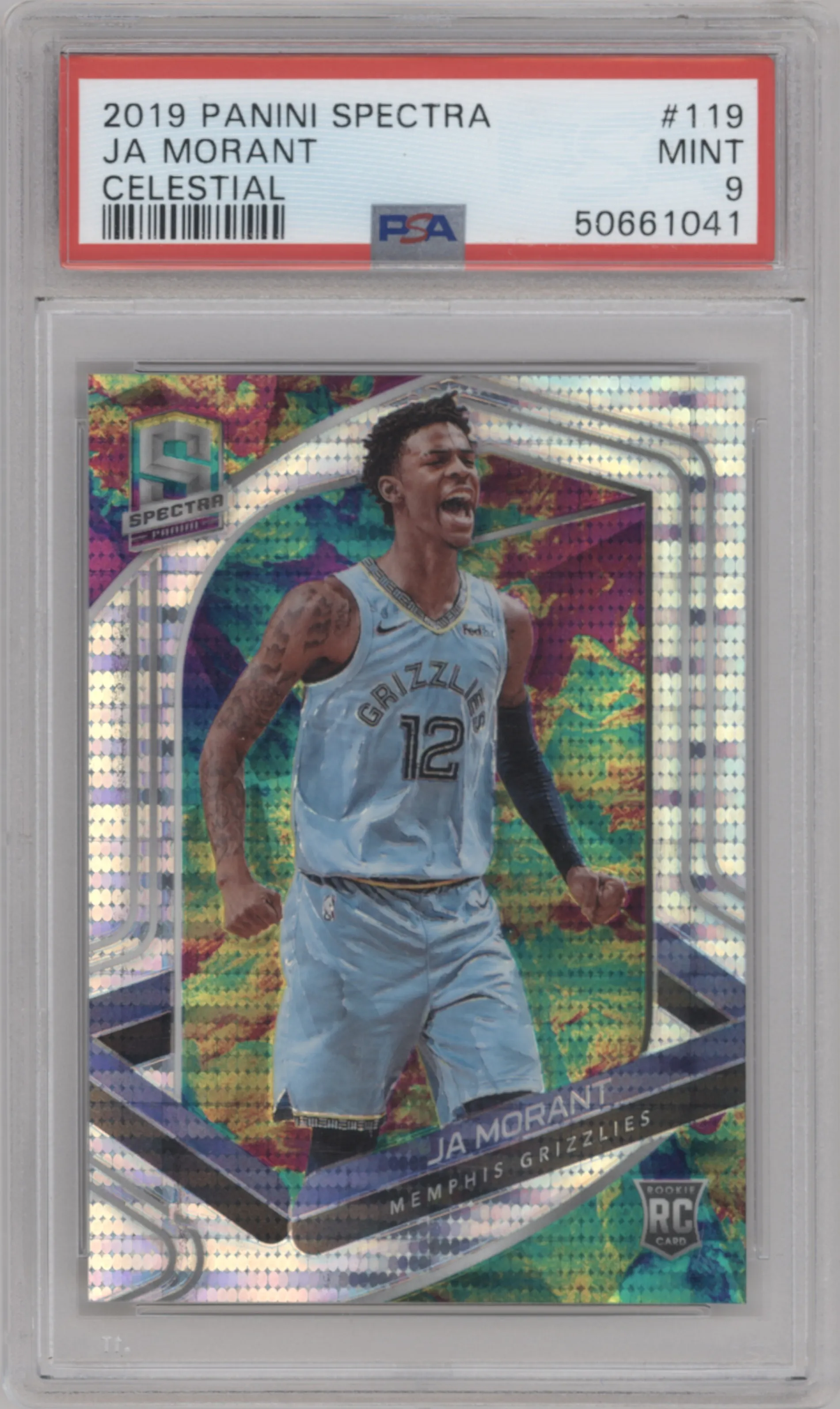2019 Panini Spectra Ja Morant Celestial PSA 9