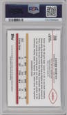 Xavier Worthy from the 2024 Topps Chrome set graded by PSA and given an overall grade of 10.