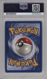 Shining Raichu from the 2002 Pokemon Neo Genesis set graded by PSA and given an overall grade of 9.