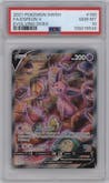 Espeon V from the 2021 Pokemon SWSH set graded by PSA and given an overall grade of 10.
