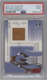 Michael Jordan from the 2001-02 Upper Deck Ovation set graded by PSA and given an overall grade of 9.