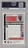 Randy Moss from the 1998 UD Choice set graded by PSA and given an overall grade of 10.