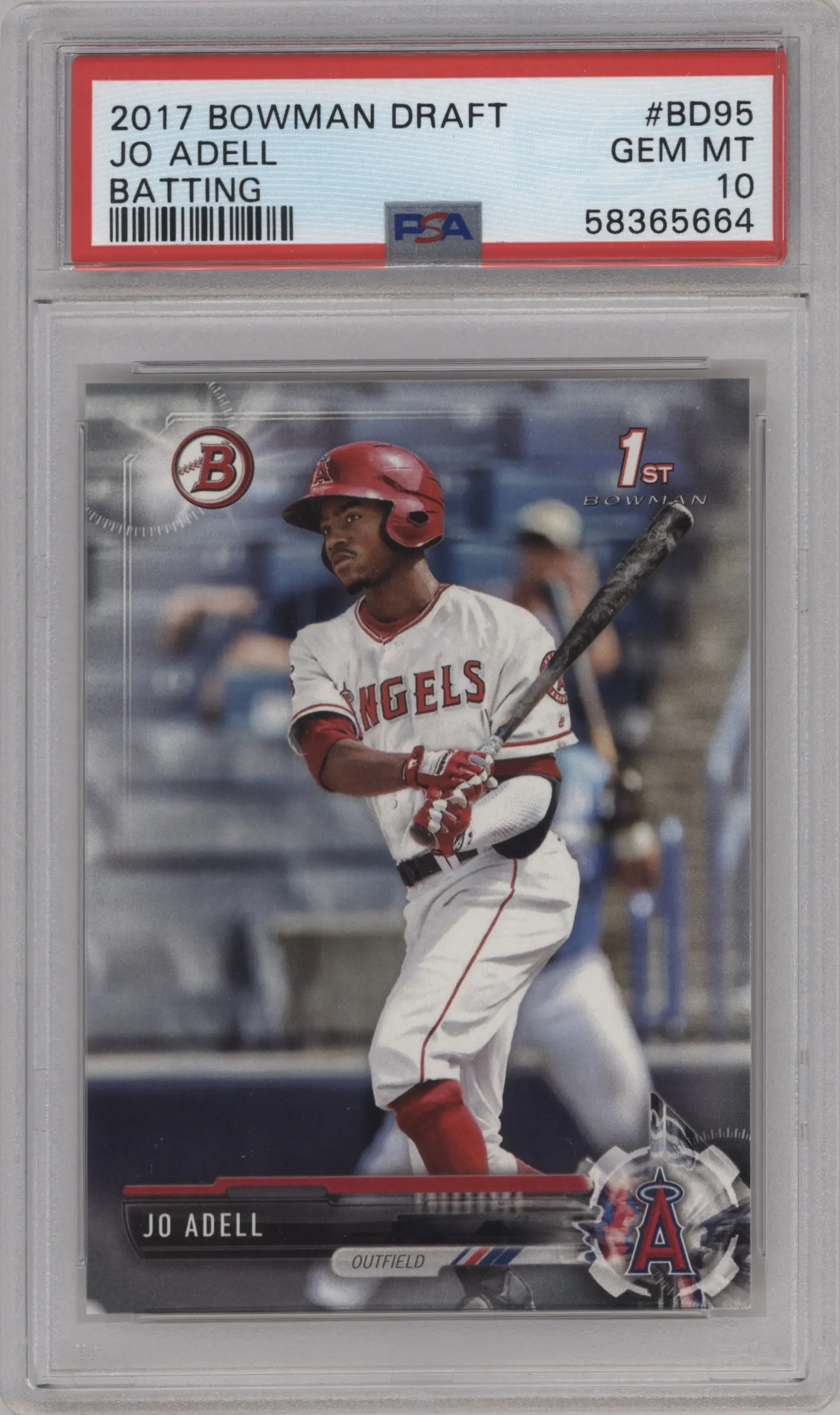2017 Bowman Draft Jo Adell PSA 10