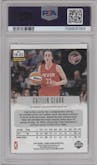 Caitlin Clark from the 2024 Panini Prizm WNBA set graded by PSA and given an overall grade of 9.