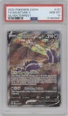 Skuntank V from the 2022 Pokemon SWSH set graded by PSA and given an overall grade of 10.