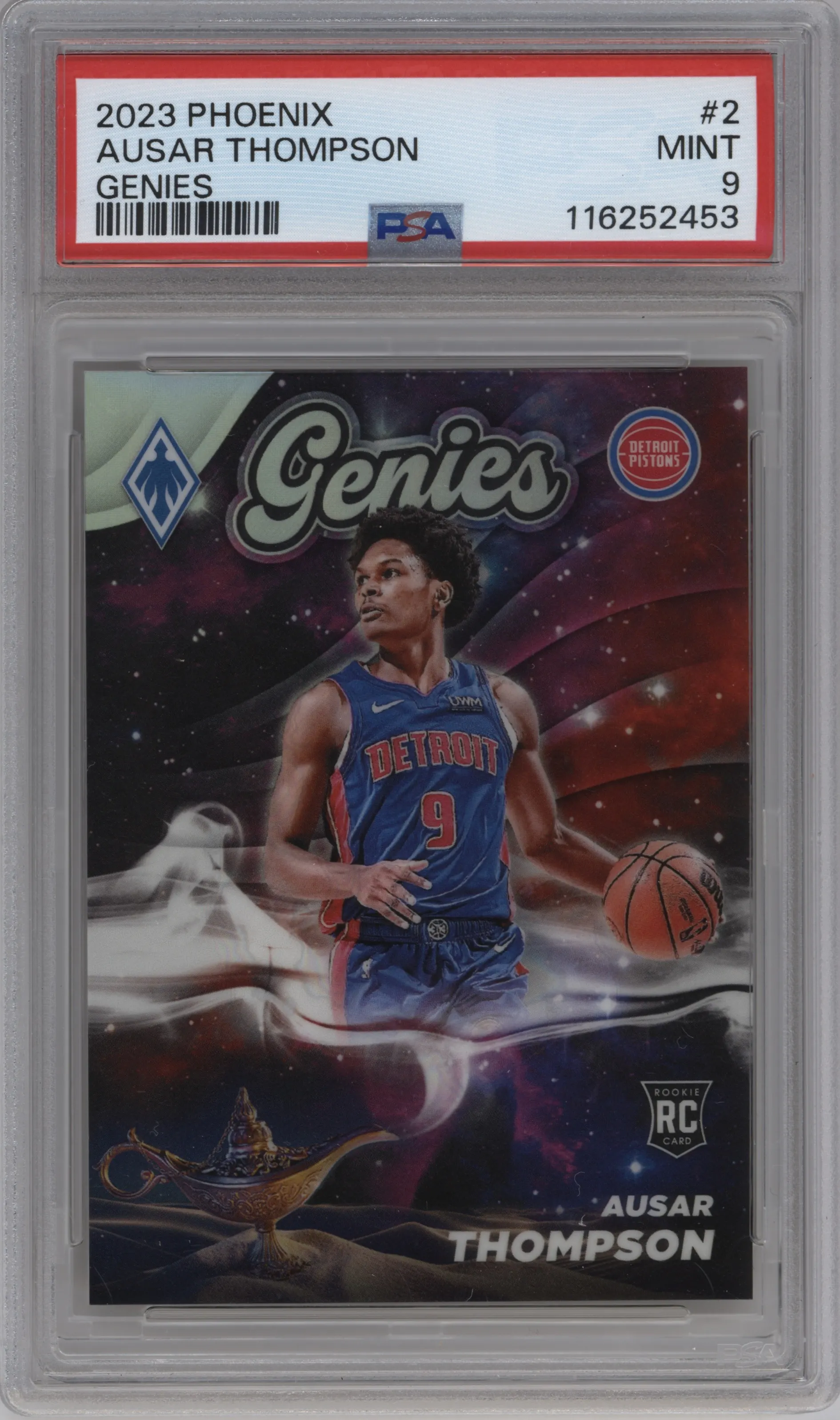 2023 Panini Phoenix Genies Ausar Thompson #2 PSA 9