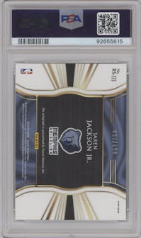 Jaren Jackson Jr. from the 2018-19 Panini Select  set graded by PSA and given an overall grade of 10.