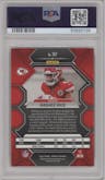 Rashee Rice from the 2023 Panini Mosaic set featuring a Honeycomb parallel graded by PSA and given an overall grade of 9.