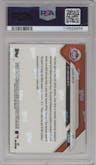 Juan Soto from the 2025 Topps Now set graded by PSA and given an overall grade of 10.